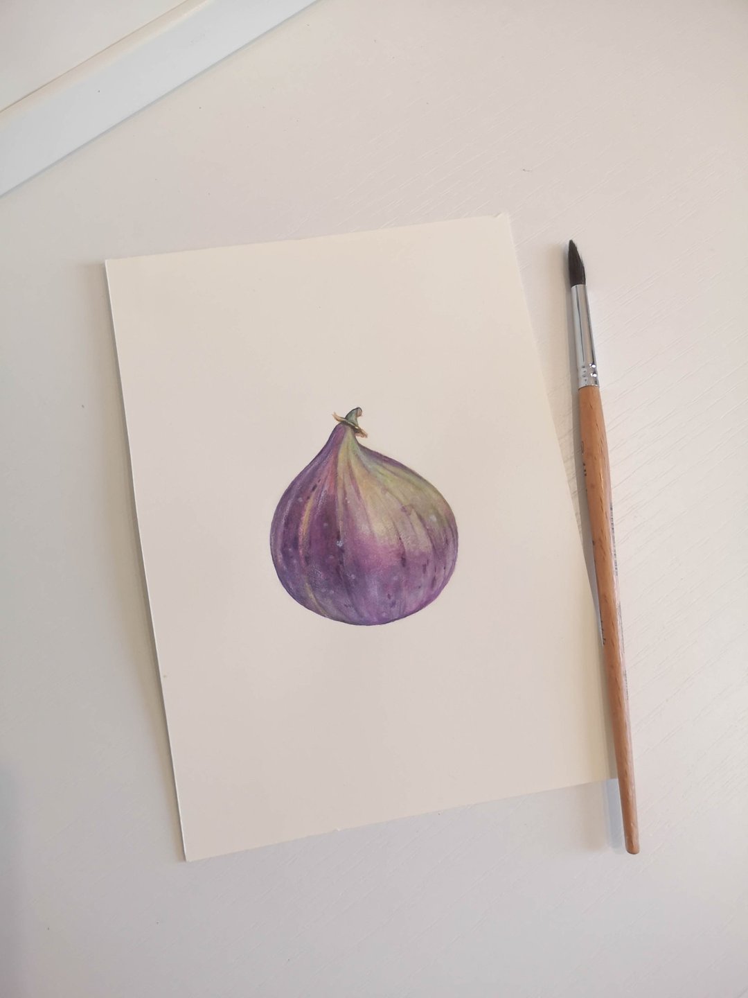 原版水彩画 - 墙贴/壁贴 - 纸 紫色