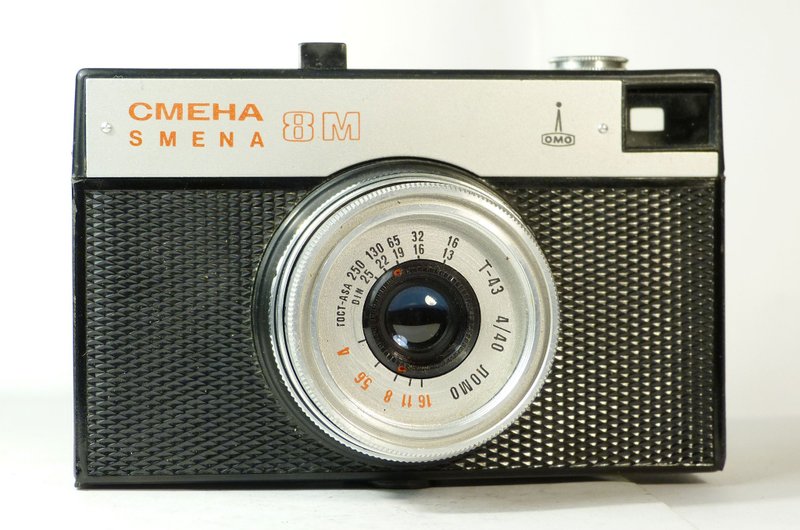 Smena-8m USSR scale-focus film camera lens Triplet-43 4/40 LOMO for parts - 相机 - 其他材质 灰色