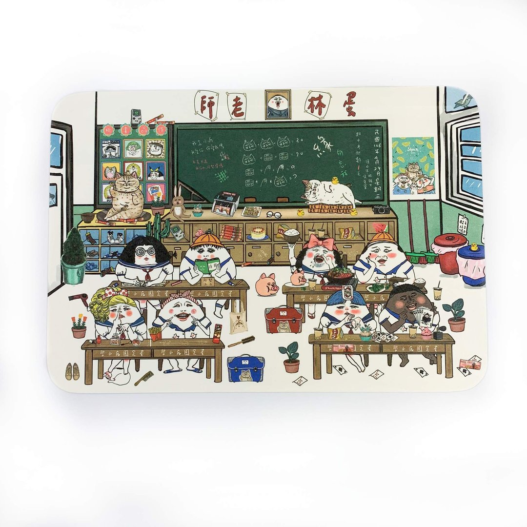 蛋定国民小学 明信片 - 卡片/明信片 - 纸 白色