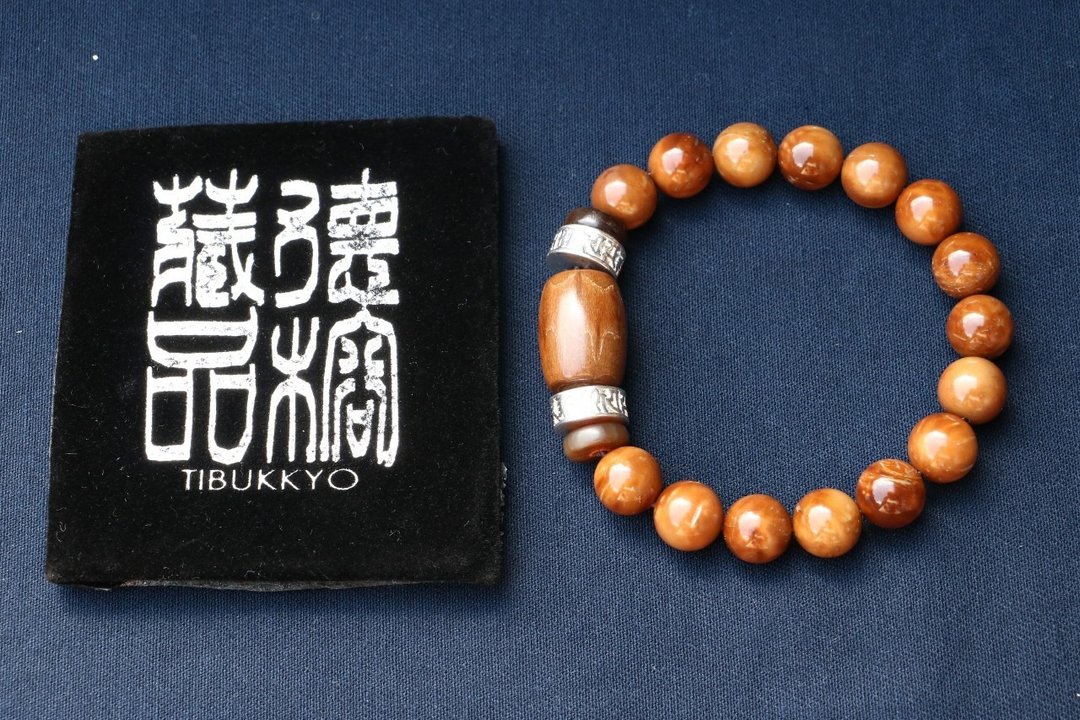 库克手链 10mm圆珠 串珠设计 定制化 菩提子手环 男款风尚穿搭 - 手链/手环 - 植物．花 