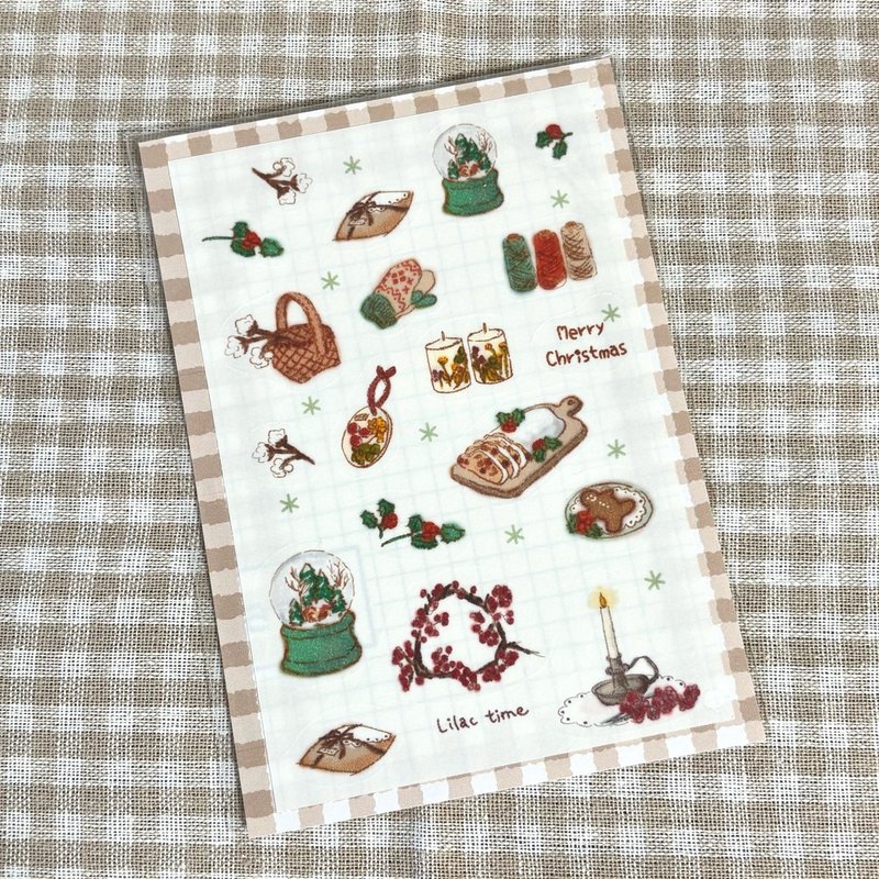 半切贴纸 和纸素材 史多伦面包 - 贴纸 - 纸 