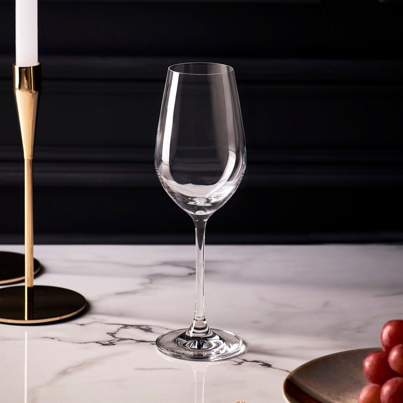 Lucaris 无铅水晶白酒杯 Crisp White 365ml Desire系列 - 玻璃杯 - 玻璃 透明