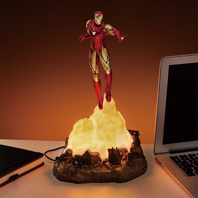 Marvel 漫威 钢铁人 IRON MAN 二合一3D钢铁人情境模型灯 夜灯 - 灯具/灯饰 - 塑料 