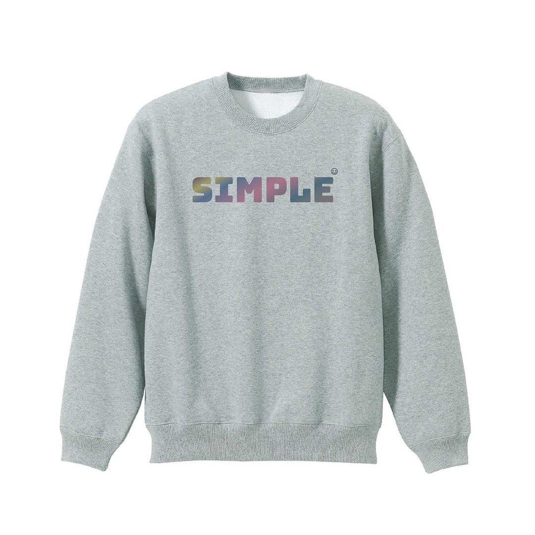 【七彩反光SIMPLE】特殊效果加绒大学棉TEE 五个尺寸 - 中性连帽卫衣/T 恤 - 棉．麻 