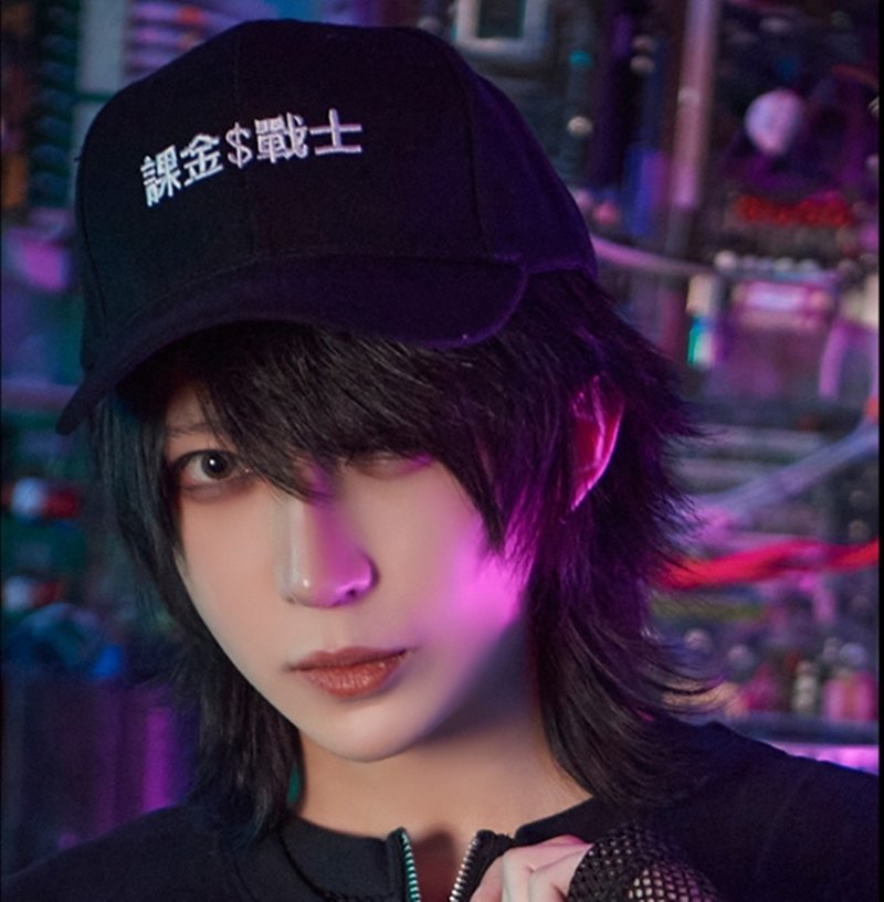 原创嘻哈日文KUSO二次元汉字课金战士刺绣刺绣中性棒球帽【JJ2398 - 帽子 - 其他人造纤维 