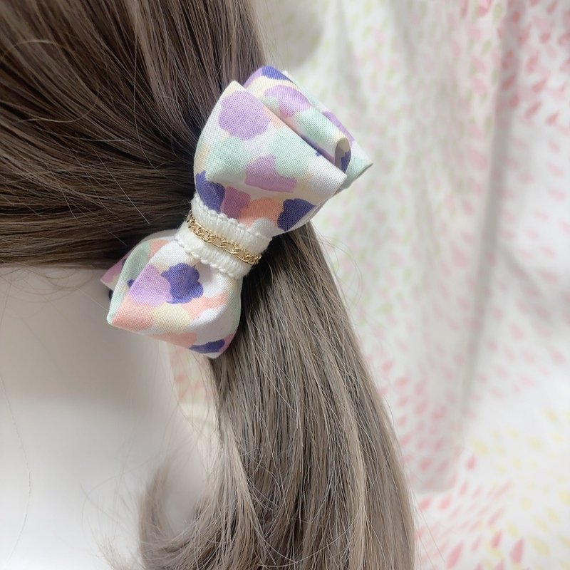 紫纭糖霜 | 双层结相交夹 | 香蕉夹 - 发饰 - 棉．麻 多色