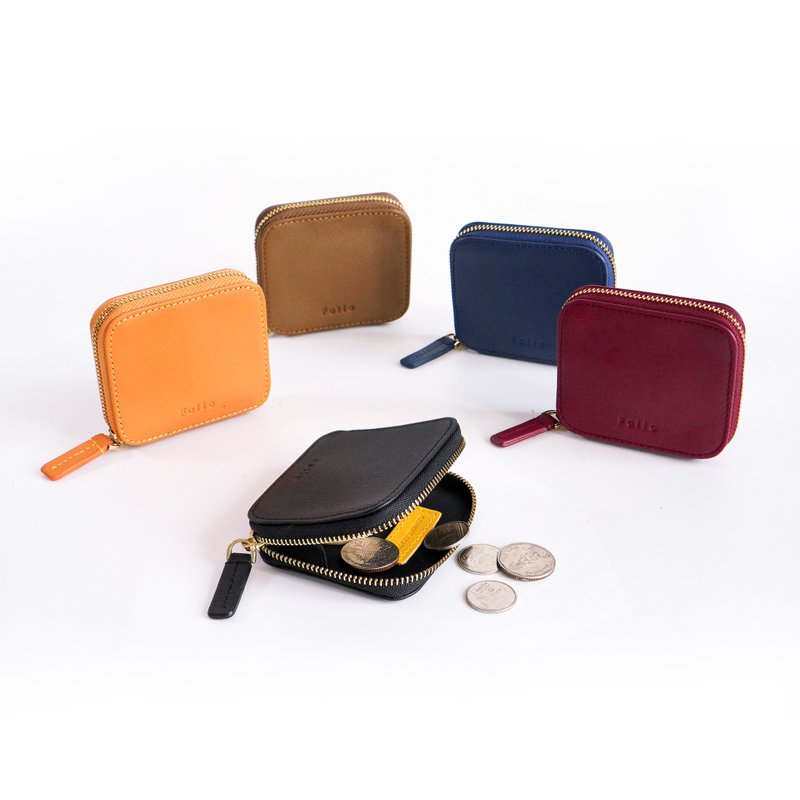 FOLIO Bliss Coin Purse 零钱包，采用真皮制作。 - 零钱包 - 真皮 