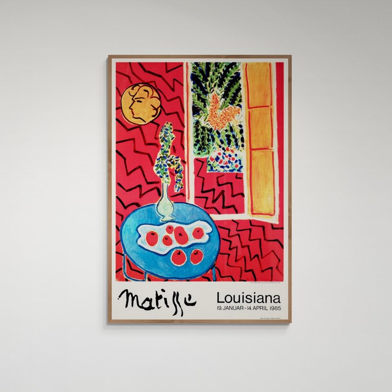【原装海报】马谛斯 Henri Matisse | 红色内部与展示 (1947) - 海报/装饰画/版画 - 纸 
