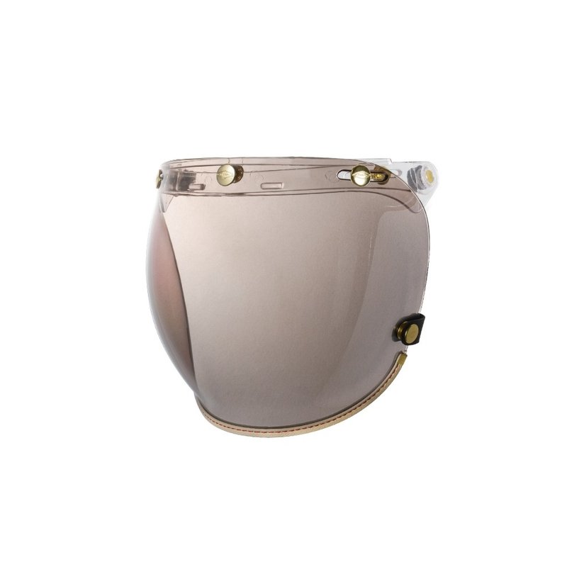 乳白皮革TOP PP风镜-浅茶轻电镀 - 安全帽 - 其他材质 