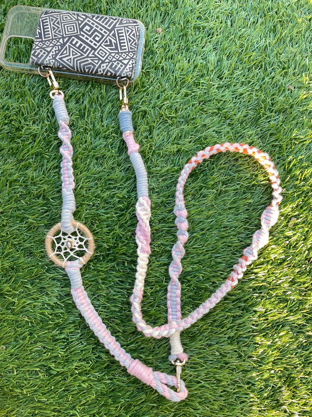 补梦网风格系手机背带/macramephonestrap - 挂绳/吊绳 - 棉．麻 