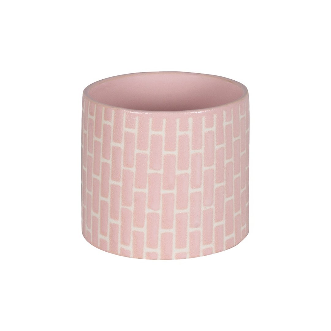 BANDEAU Ø20CM 花器 - 花瓶/陶器 - 陶 粉红色