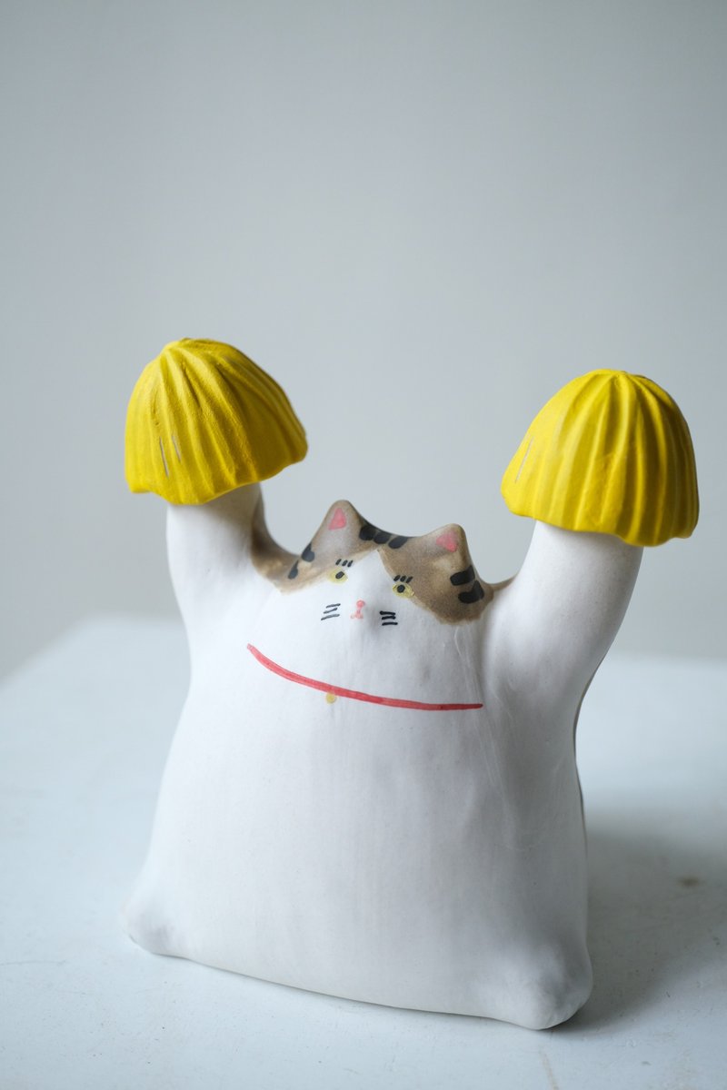 队招财猫 预购款 - 花瓶/陶器 - 其他材质 黄色