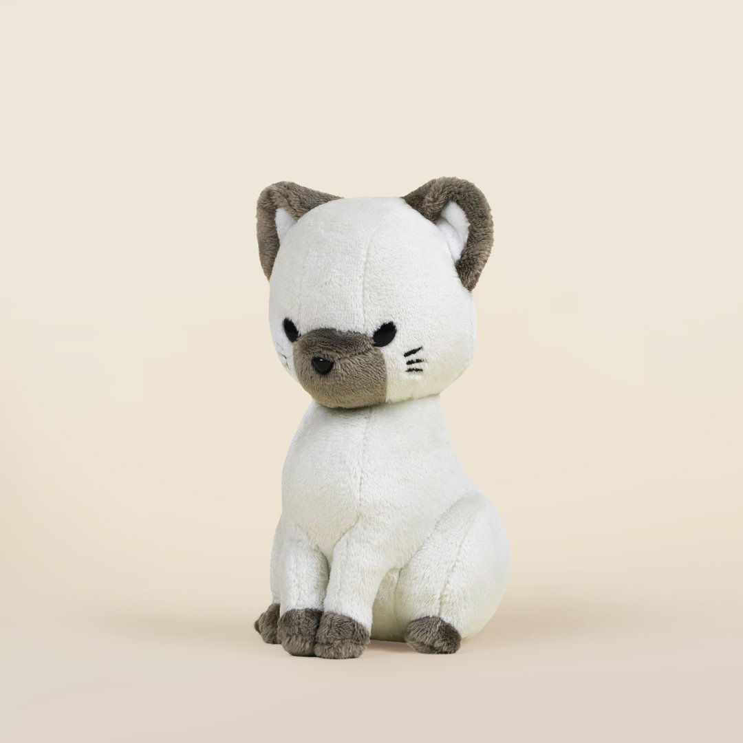 Mini Bellzi |  Sami 小暹罗猫玩偶 - 玩偶/公仔 - 其他人造纤维 白色