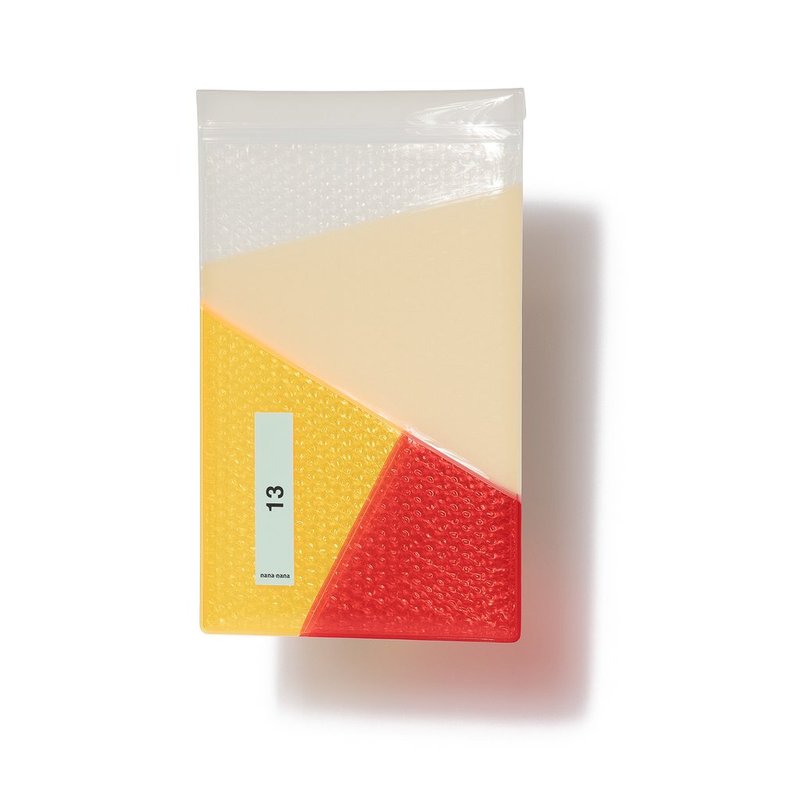 气泡纸 防水 PVC  笔电包 收纳包 文件包 黄红色 13寸 - 电脑包 - 塑料 多色