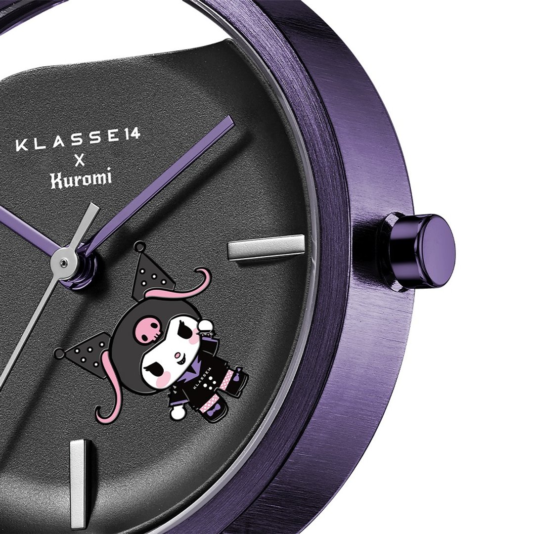 KLASSE14 x SANRIO KUROMI  IMPERFECT ANGLE 紫色 32M - 对表/情侣表 - 不锈钢 紫色