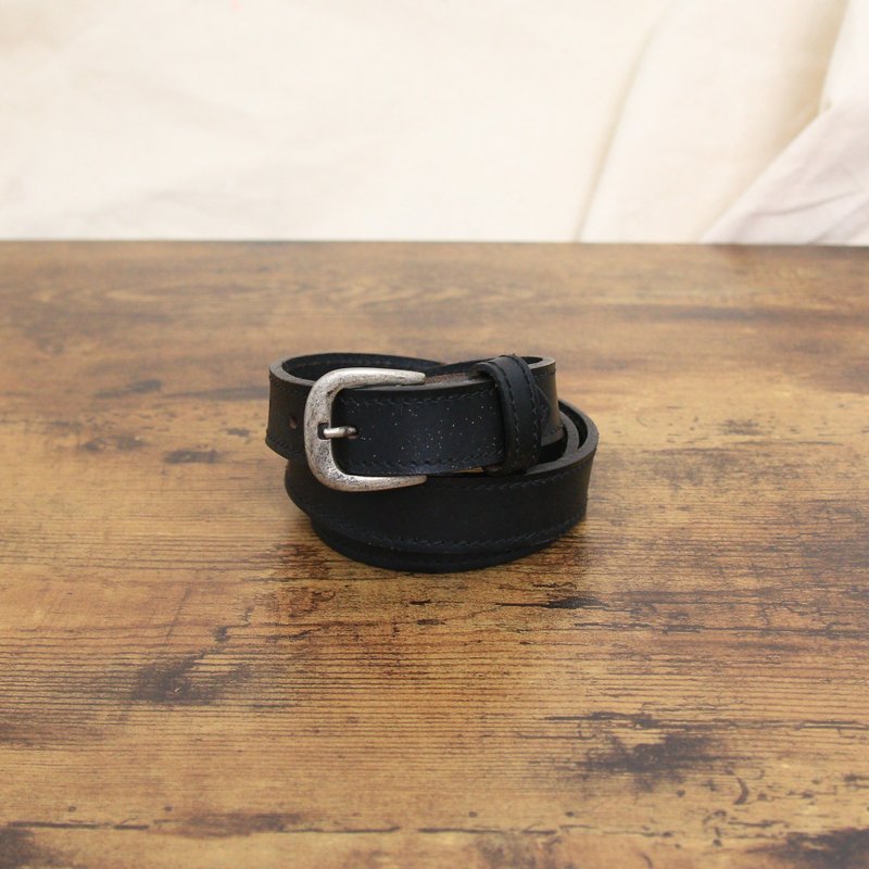 Back to Green-经典复古腰带  简约 银扣 bt-23 //vintage belt - 皮带/腰带 - 真皮 