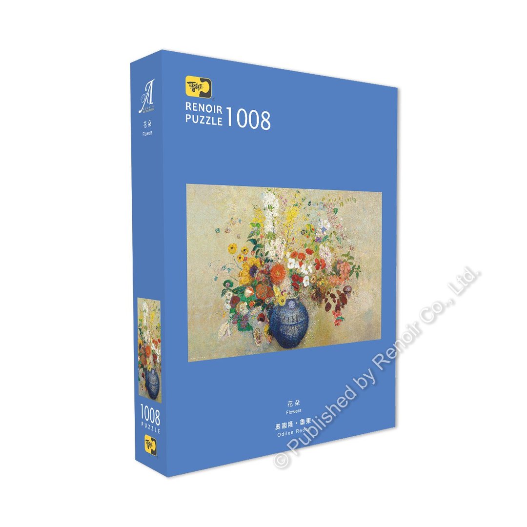 雷诺瓦拼图文化坊/花朵/1008片/奥迪隆•鲁东 - 拼图 - 纸 
