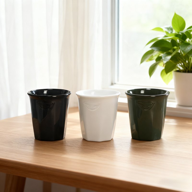 【哩皿生活】洁晶杯3入组 水杯 茶杯 咖啡杯 环保杯 - 咖啡杯/马克杯 - 塑料 多色