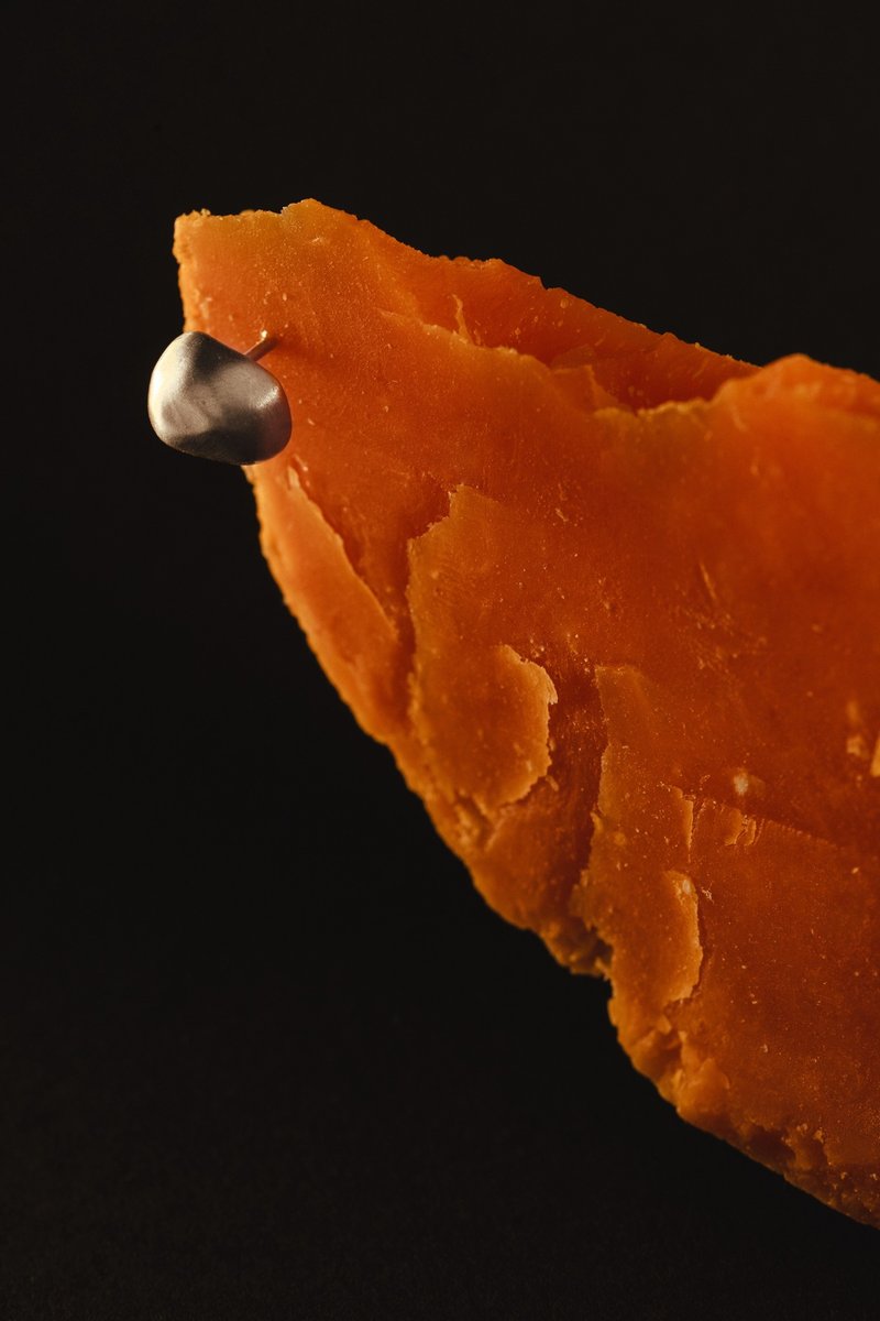 COBBLE earrings - 耳环/耳夹 - 纯银 