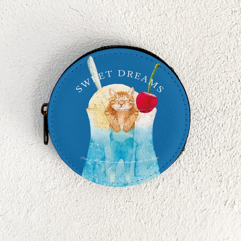 SWEET DREAMS_猫咪与奶油苏打 / 原创零钱包 - 零钱包 - 其他材质 
