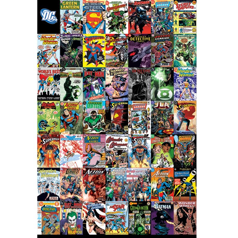 DC漫画蒙太奇 DC Comics -  进口海报 - 海报/装饰画/版画 - 其他材质 多色