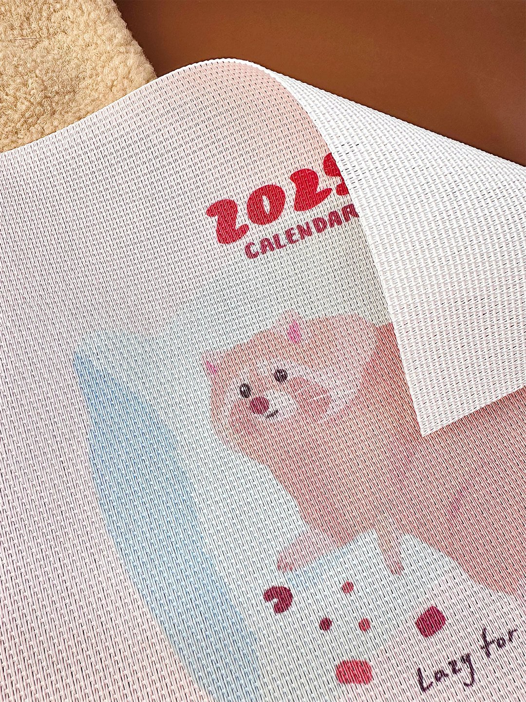 2025 Lazy for a whole year 浣熊うに 屋腻 期间限定联名年历 - 年历/台历 - 其他材质 