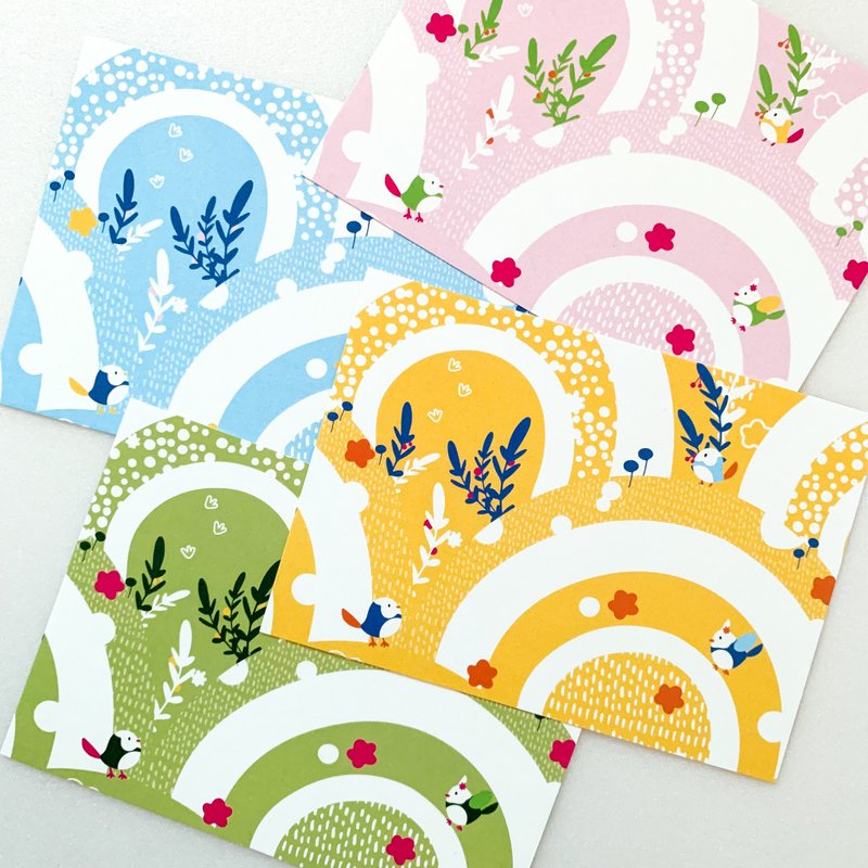 点心山丘与小鸟 | 设计明信片 万用卡 原创单页卡片 交换礼物 - 卡片/明信片 - 纸 多色
