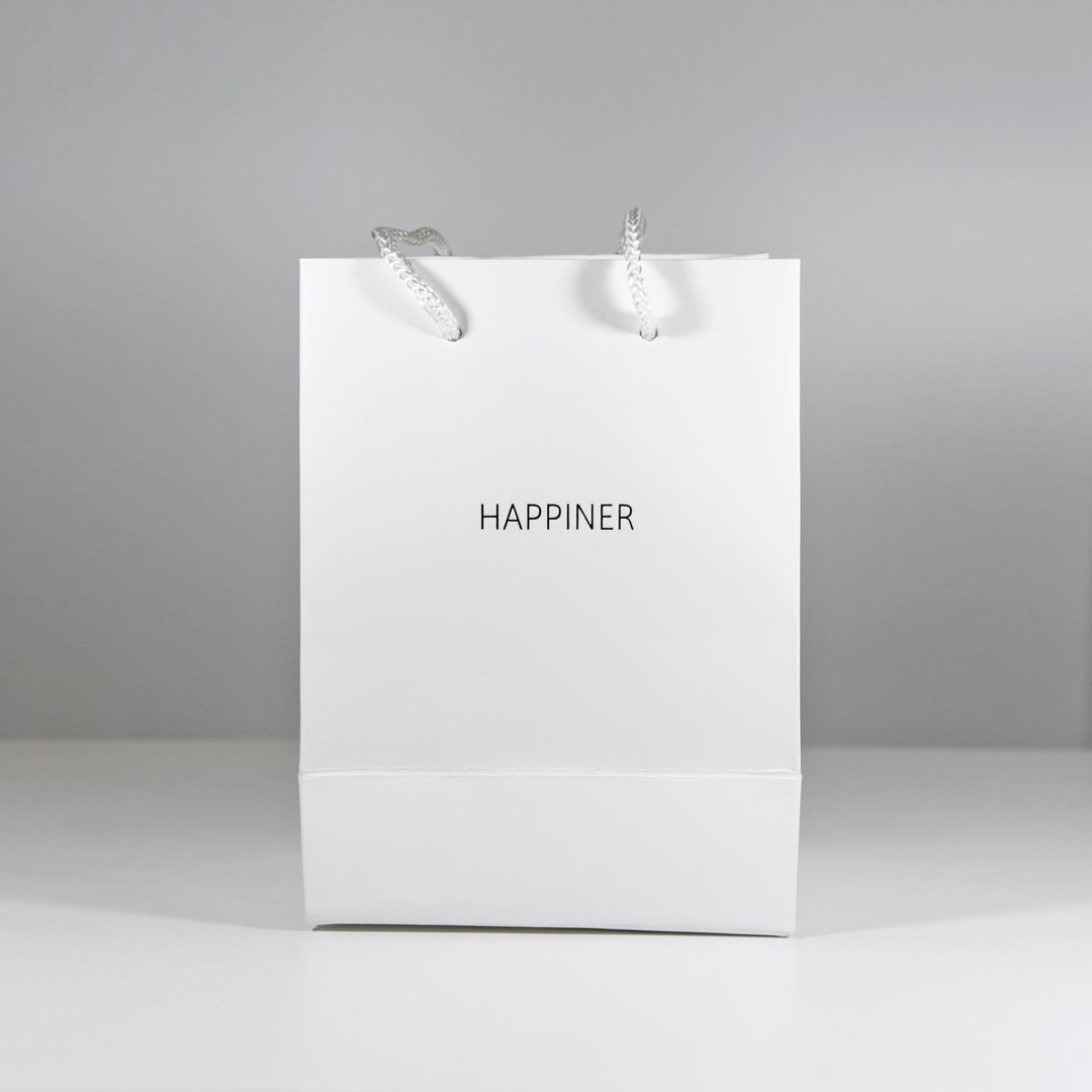 【包装加购】HAPPINER Packaging - Gift Bag - 手提包/手提袋 - 纸 白色