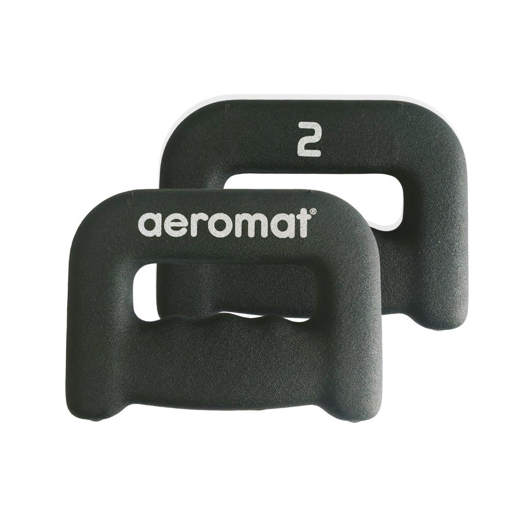 美国 Aeromat D型哑铃 2磅 - 运动/健身用品 - 其他金属 黑色