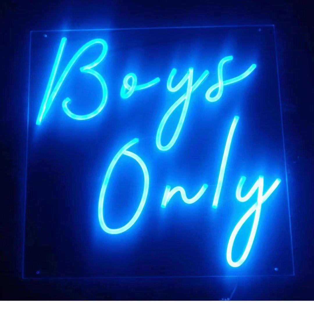 Boys Only霓虹灯LED发光字Neon Sign广告招牌 - 灯具/灯饰 - 压克力 透明