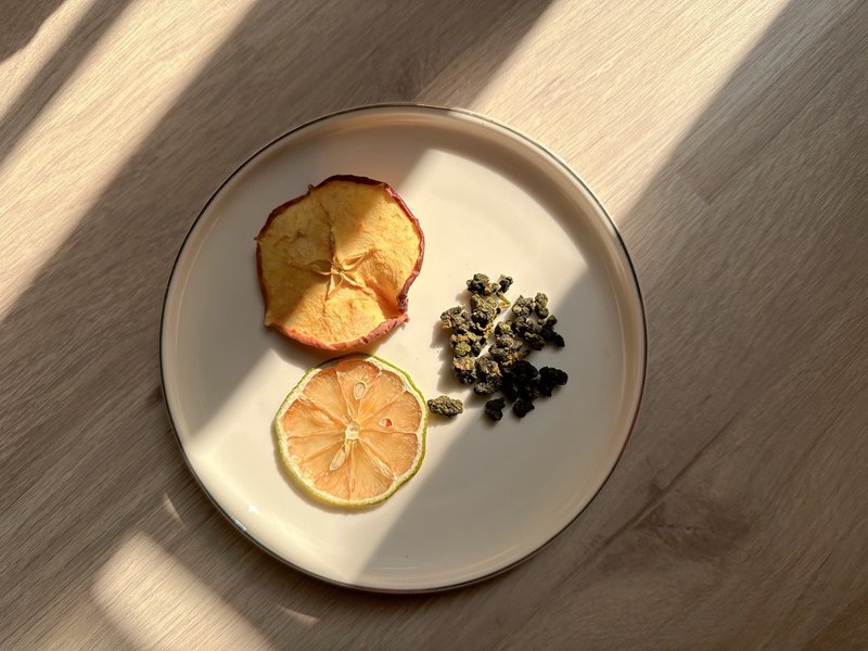 【清香甘甜-果干茶包】 苹果香柠金萱茶 - 茶 - 新鲜食材 