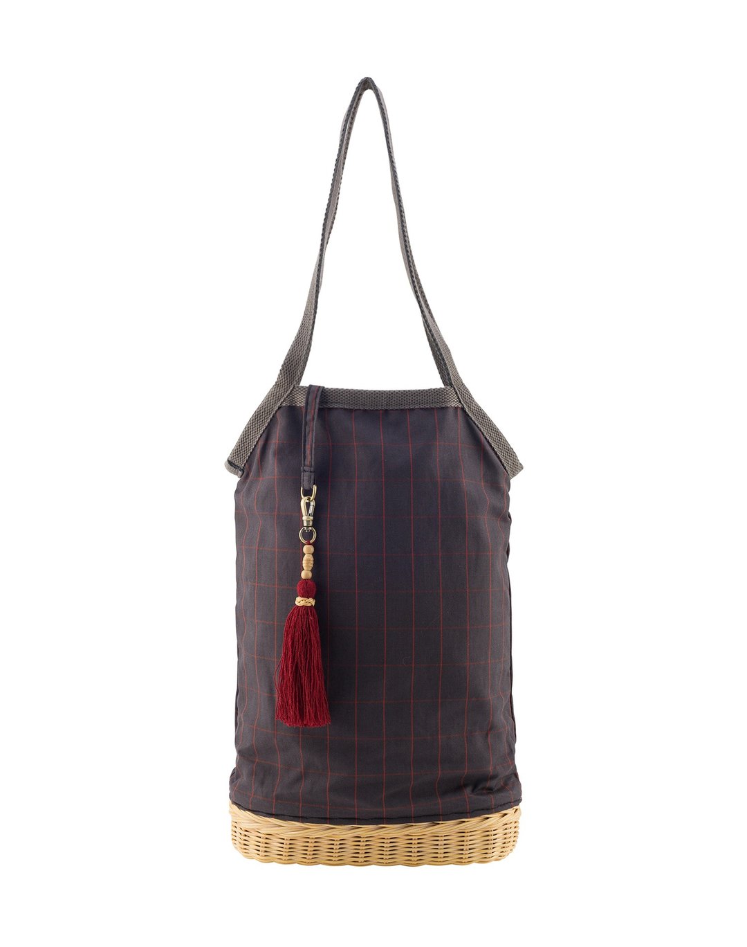 GREY  SCOTT CAMI TOTE - 手提包/手提袋 - 棉．麻 灰色