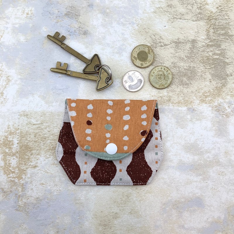 躲猫猫小袋—收纳零钱/耳机/印章/钥匙/口红等 - 零钱包 - 棉．麻 