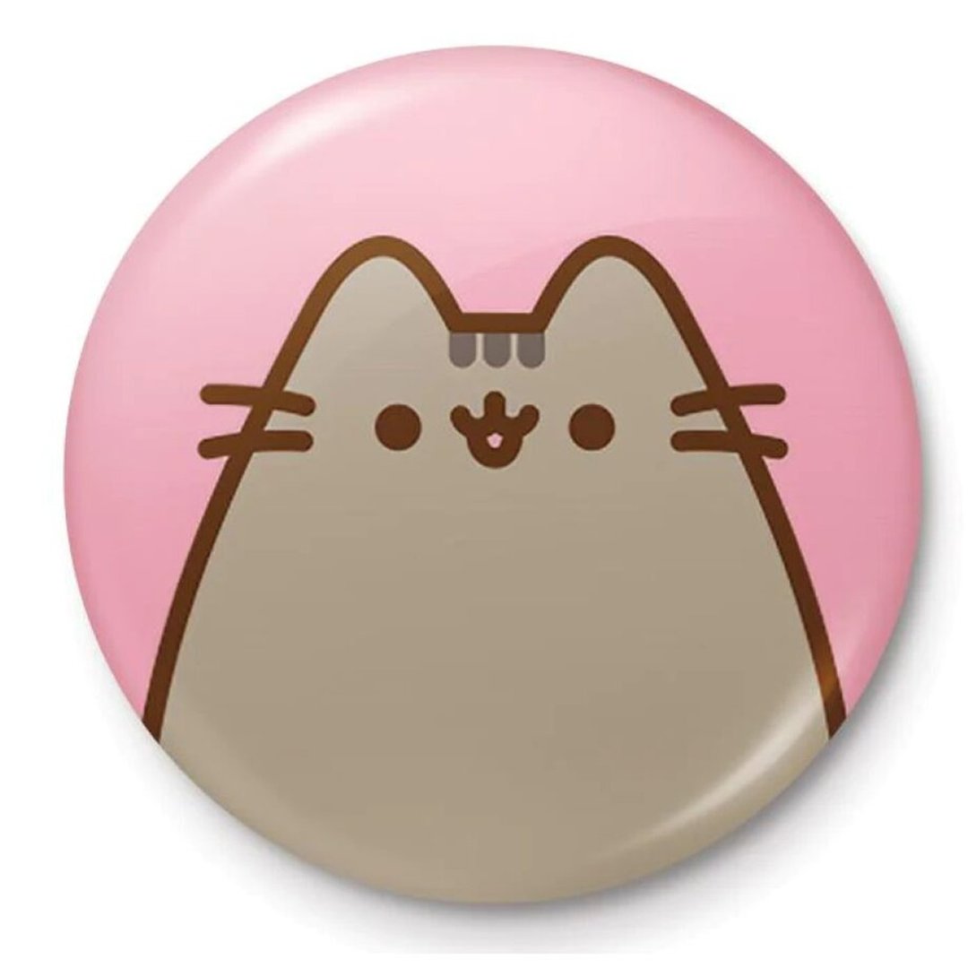 【胖吉猫】胖吉猫徽章/Pusheen - 徽章/别针 - 其他金属 粉红色