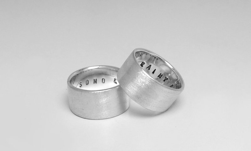 摇滚经典 银戒指 - 戒指 - 其他金属 银色