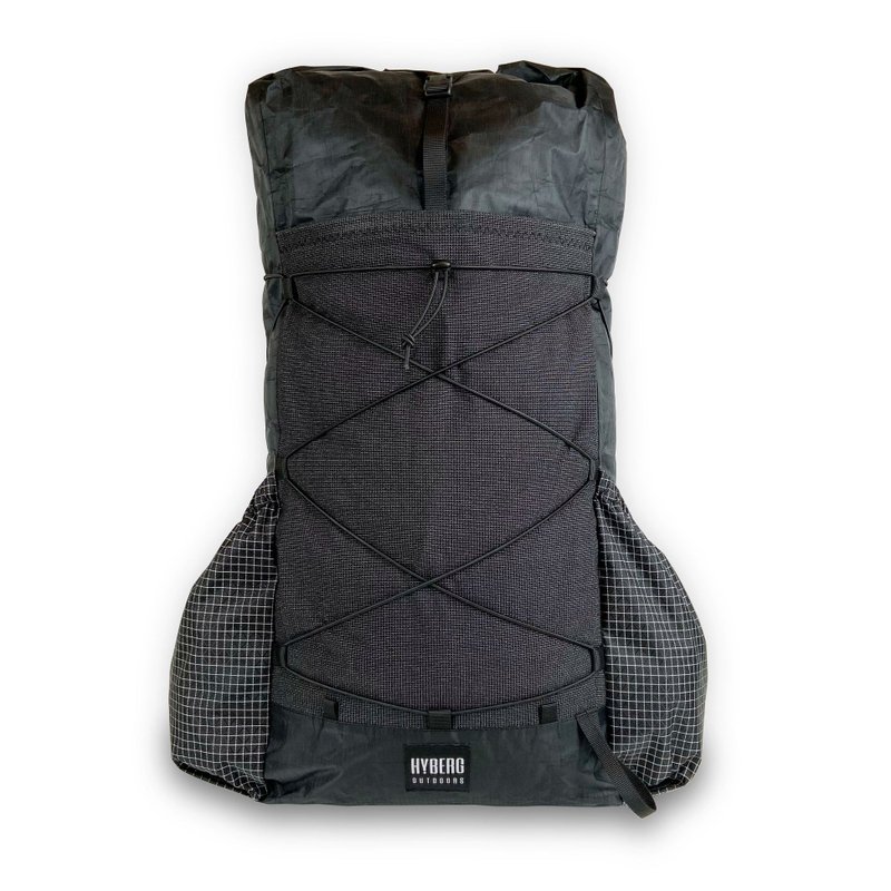 【HYBERG】ATTILA DCF Ultralight backpack 50L - 露营用品 - 其他材质 黑色