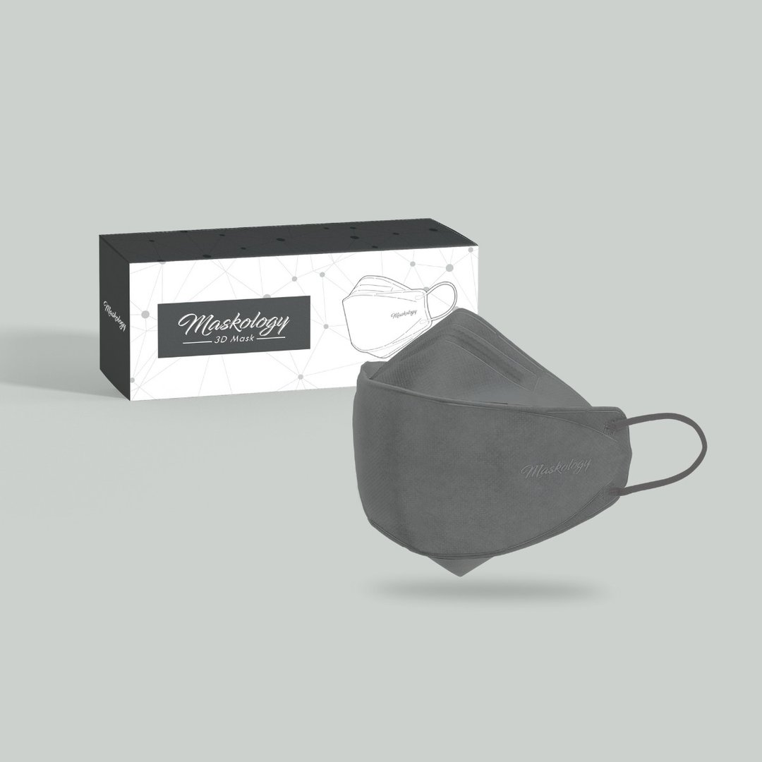 Maskology 3D mask 3D立体口罩 - Space Gray 太空灰 香港制造 - 口罩 - 其他材质 灰色