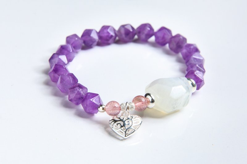 紫色爱恋 - 手链/手环 - 宝石 紫色