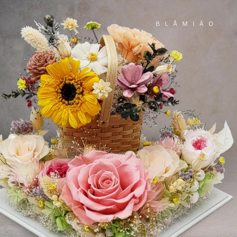 Yume永生花梦幻庭园系列 - 厄洛斯之花(一斥染) - 干燥花/捧花 - 植物．花 多色