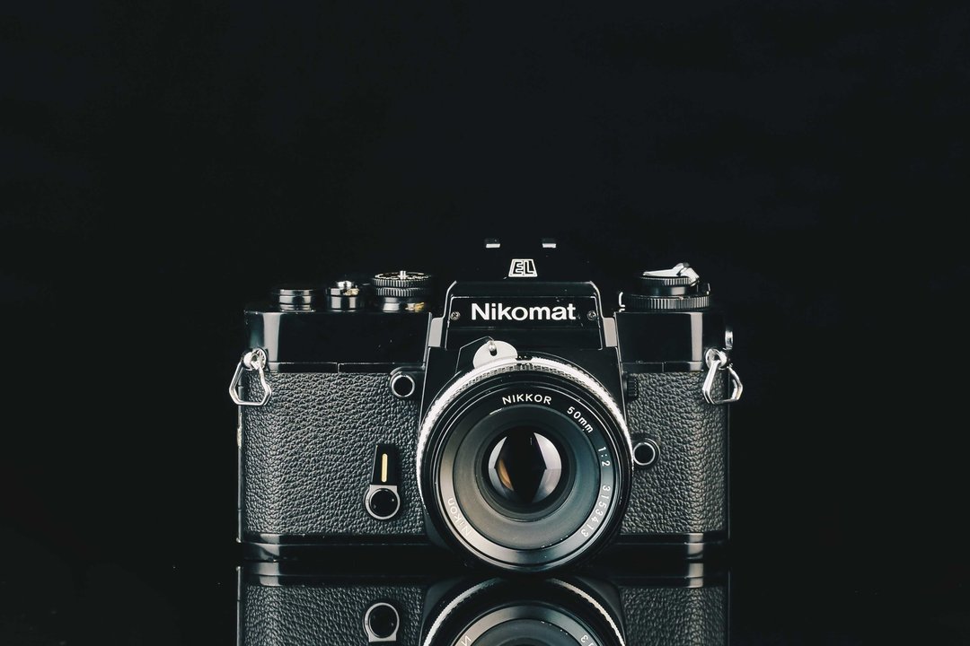 NIKON NIKOMAT EL+NIKKOR 50mm F=2 #4557 #135底片相机 - 相机 - 其他金属 黑色