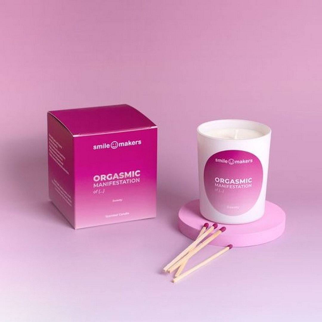 Smile Makers香氛蜡烛180g-Sweaty香汗淋漓 - 蜡烛/烛台 - 蜡 