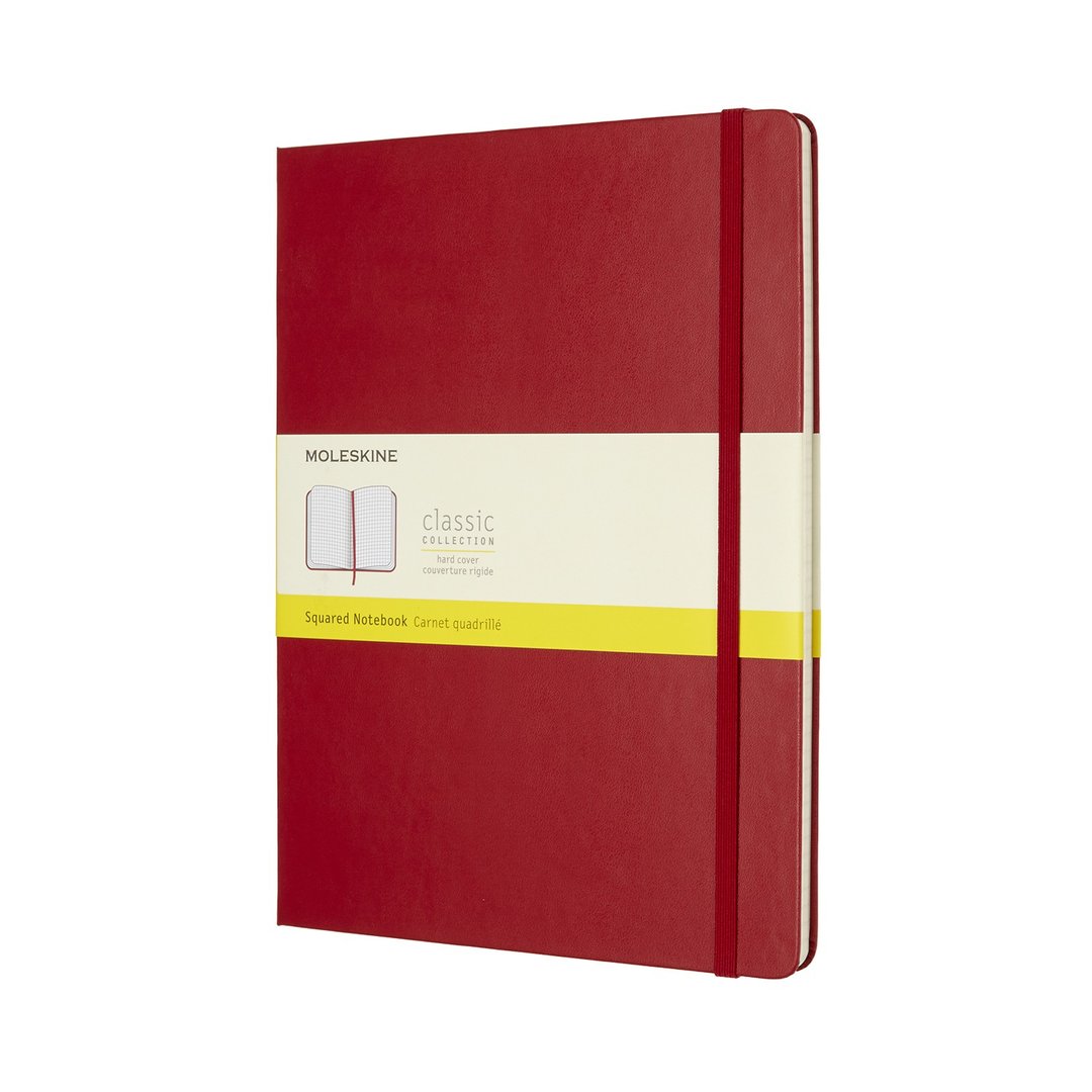 _勿上架_MOLESKINE 经典红色硬壳笔记本 XL 方格 - 烫金服务 - 笔记本/手帐 - 纸 红色