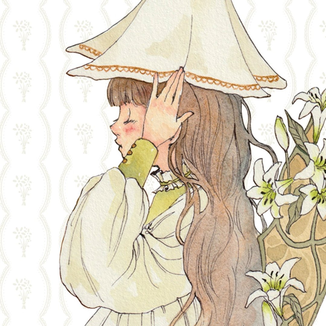 百合 - 贴纸 - 纸 