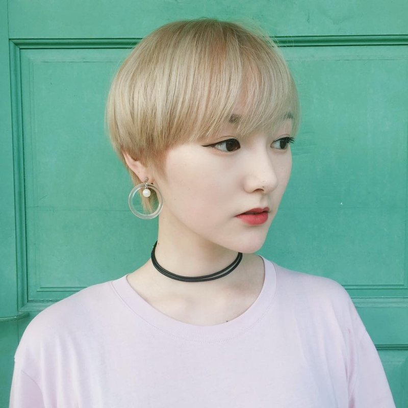 Marygo［清爽缤纷透明圆］珍珠耳环 - 耳环/耳夹 - 压克力 多色