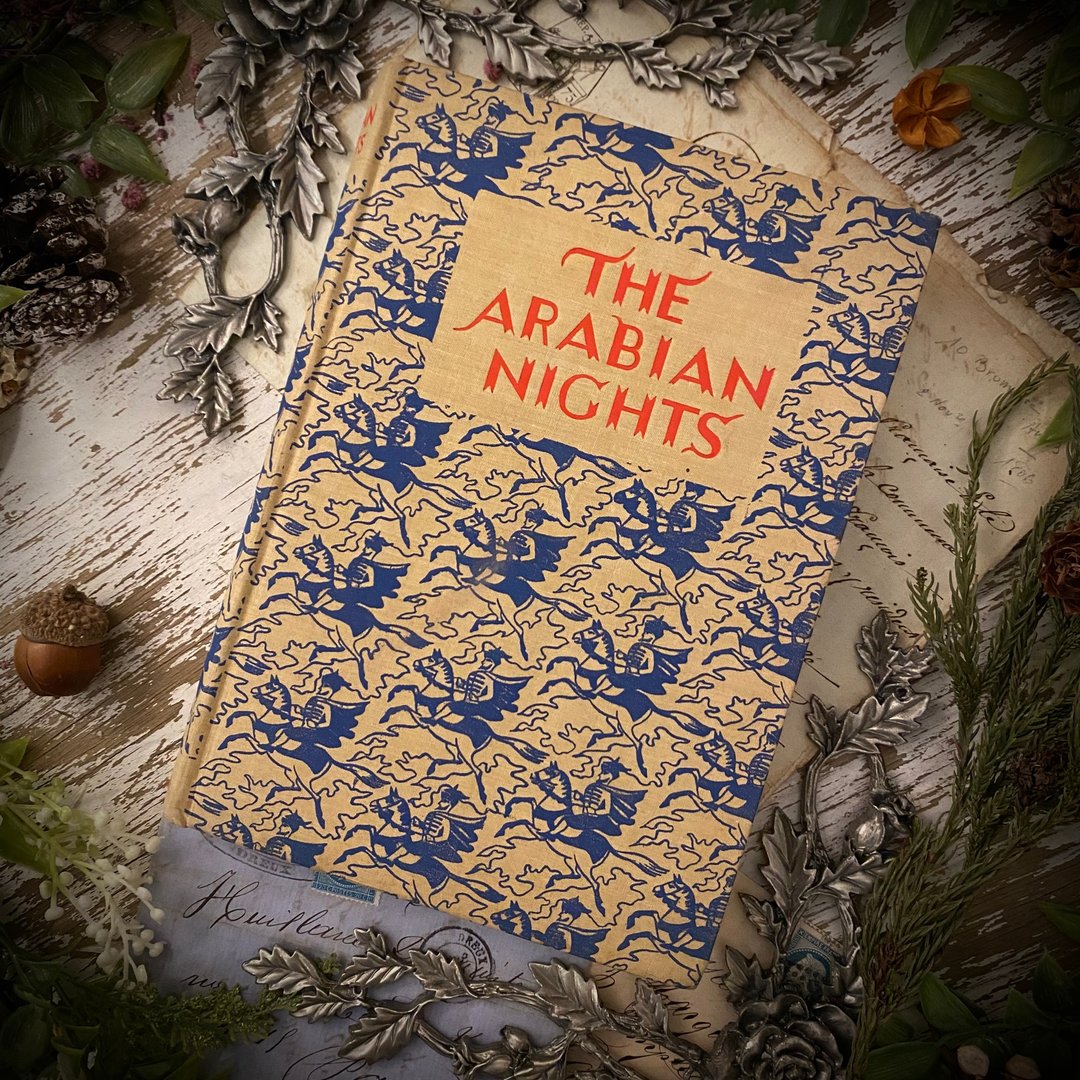 1953年英国出版The Arabian Nights -天方夜谭 - 刊物/书籍 - 纸 黑色