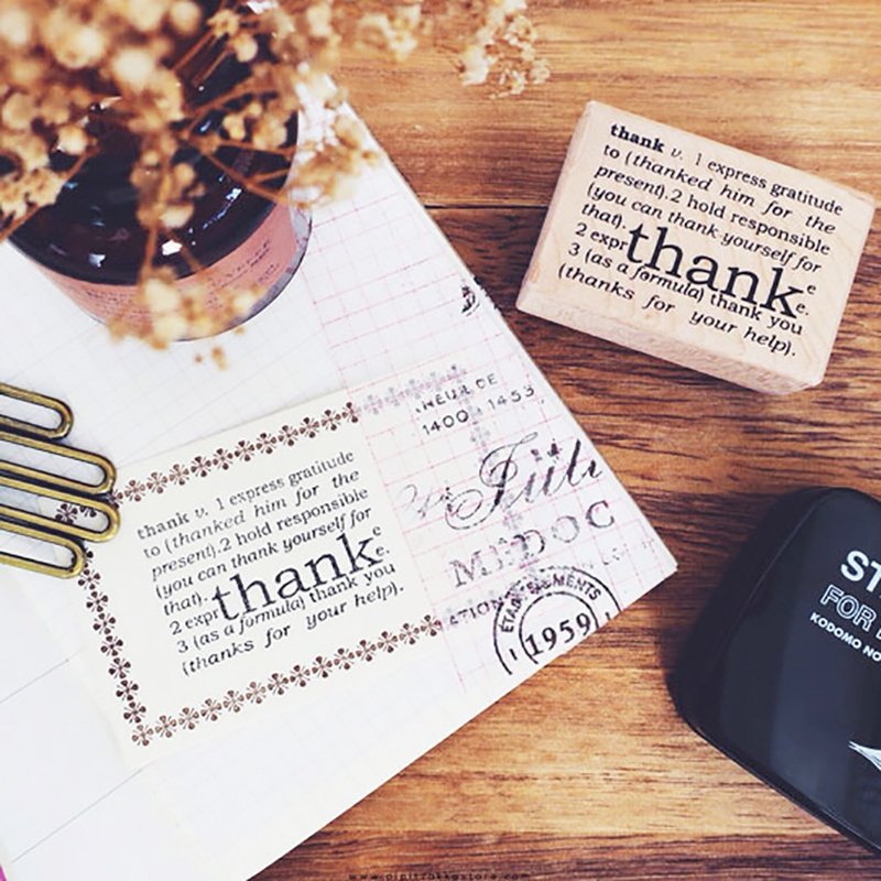 thank 印章 - 印章/印台 - 其他材质 