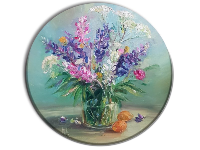 Fowers 原创艺术油画 野花 帆布静物 挂画 - 海报/装饰画/版画 - 其他材质 多色