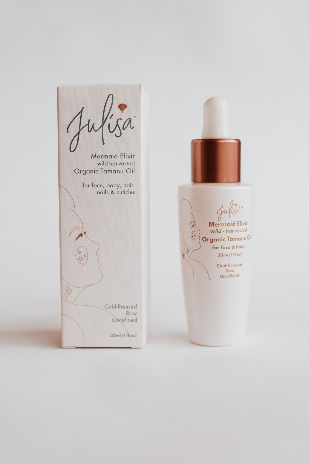 抗皱减淡细纹保养油 澳洲JULISA 琼崖海棠油孕期护理紧致毛孔30ml - 脸部清洁/卸妆用品 - 其他材质 透明