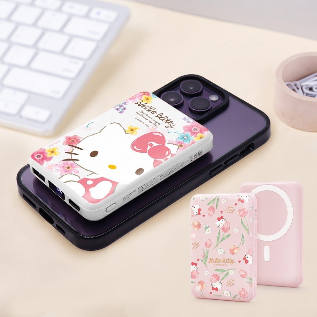 GARMMA Hello Kitty 磁吸无线行动电源 - 充电宝/传输线 - 其他金属 