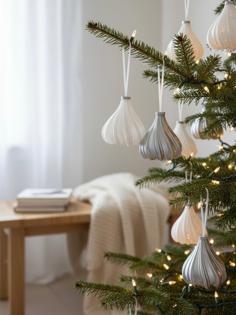 Moiré Ornament 圣诞树挂饰 - 摆饰 - 塑料 银色